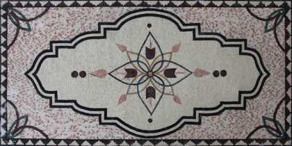 CR1204 Geometric Lotus Mosaic