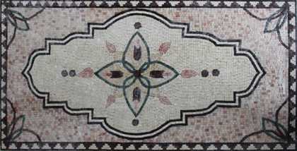 CR1208 Geometric Lotus Mosaic