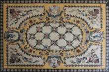 CR234 Exquisite Carpet Floral Design Mosaic
