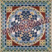 CR484 Arcs Circles Flower Geometrical Mosaic