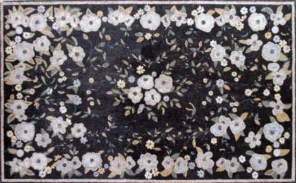 CR67 B&W elegant floral  Mosaic