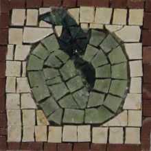 Large Green Apple Kitchen Backsplash Mosaic