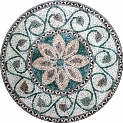 MD249 Pastel flower dance Mosaic