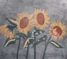 FL911 Sunflowers in Large Mosaic