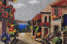 Mosaic Landscape Wall Mural