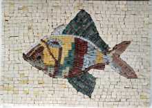 Colorful Fish Mosaic