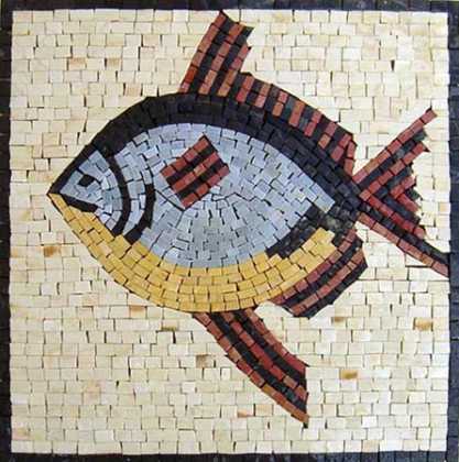 Mosaic Fish Square Collection