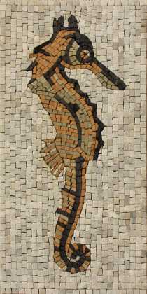 Pool Collection Mosaic Seahorse